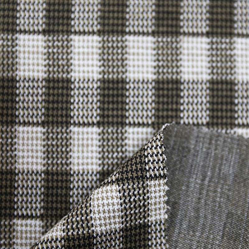 Are there different variations of grid jacquard pattern fabric?
