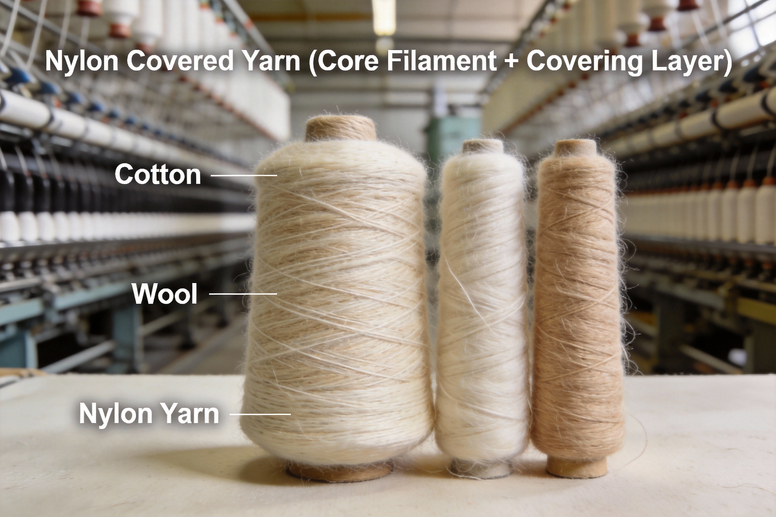Nylon Covered Yarn: Unmatched Durability, Stretchability, and Industrial Versatility