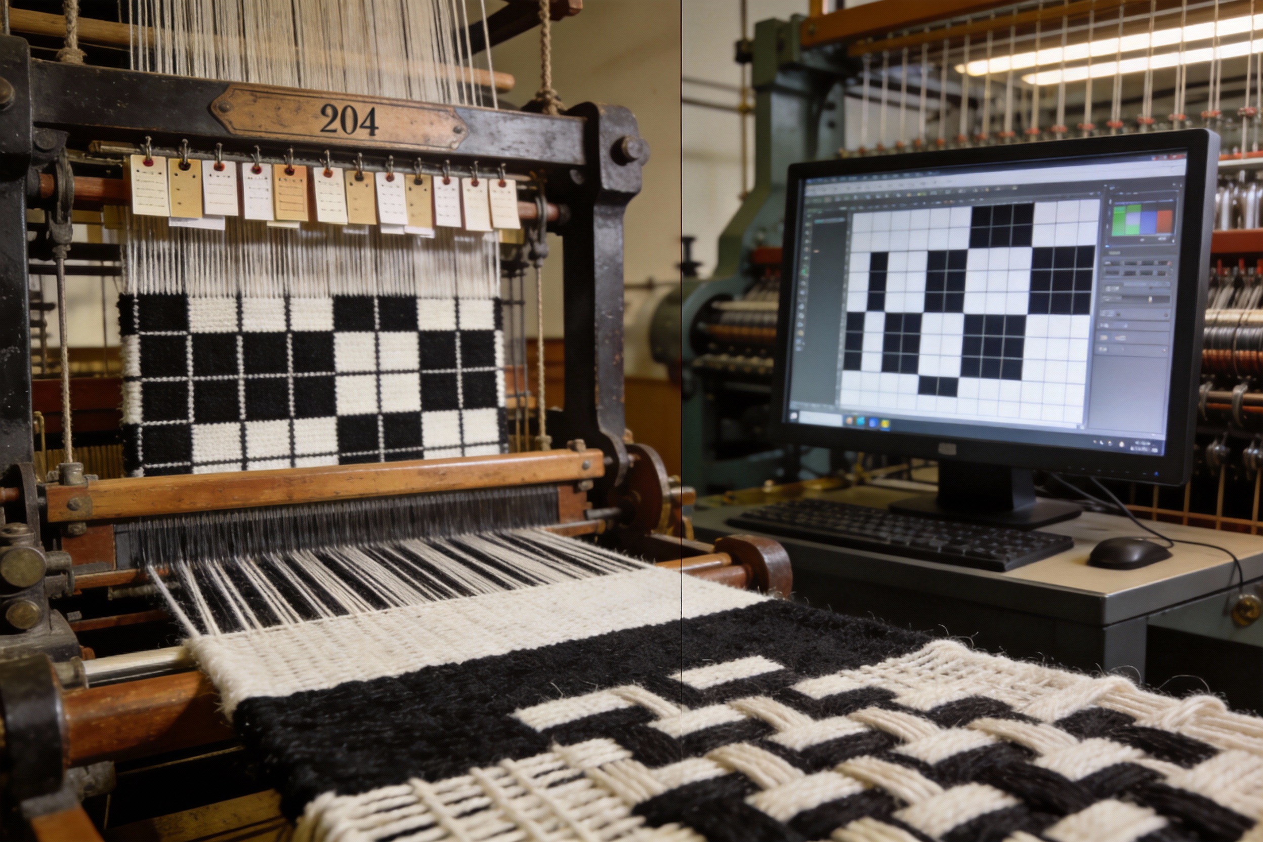 Jacquard Black And White Grid Fabric: A Timeless Fusion of Durability, Versatility, and Aesthetic Appeal