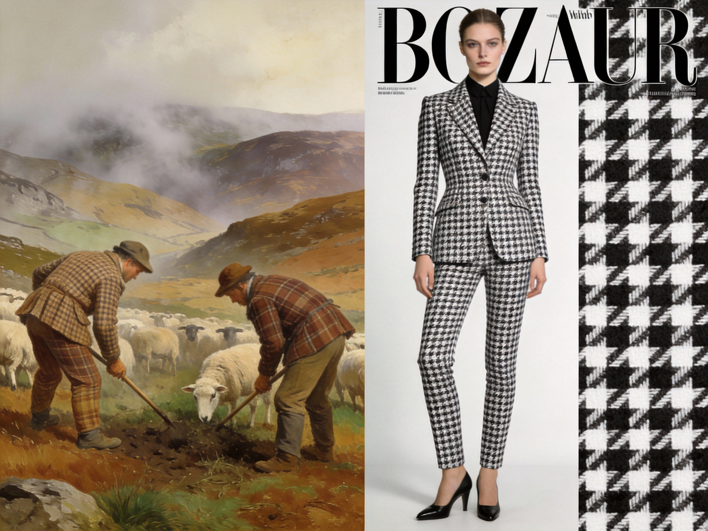 The Timeless Elegance and Innovative Craftsmanship of Houndstooth Jacquard Fabric