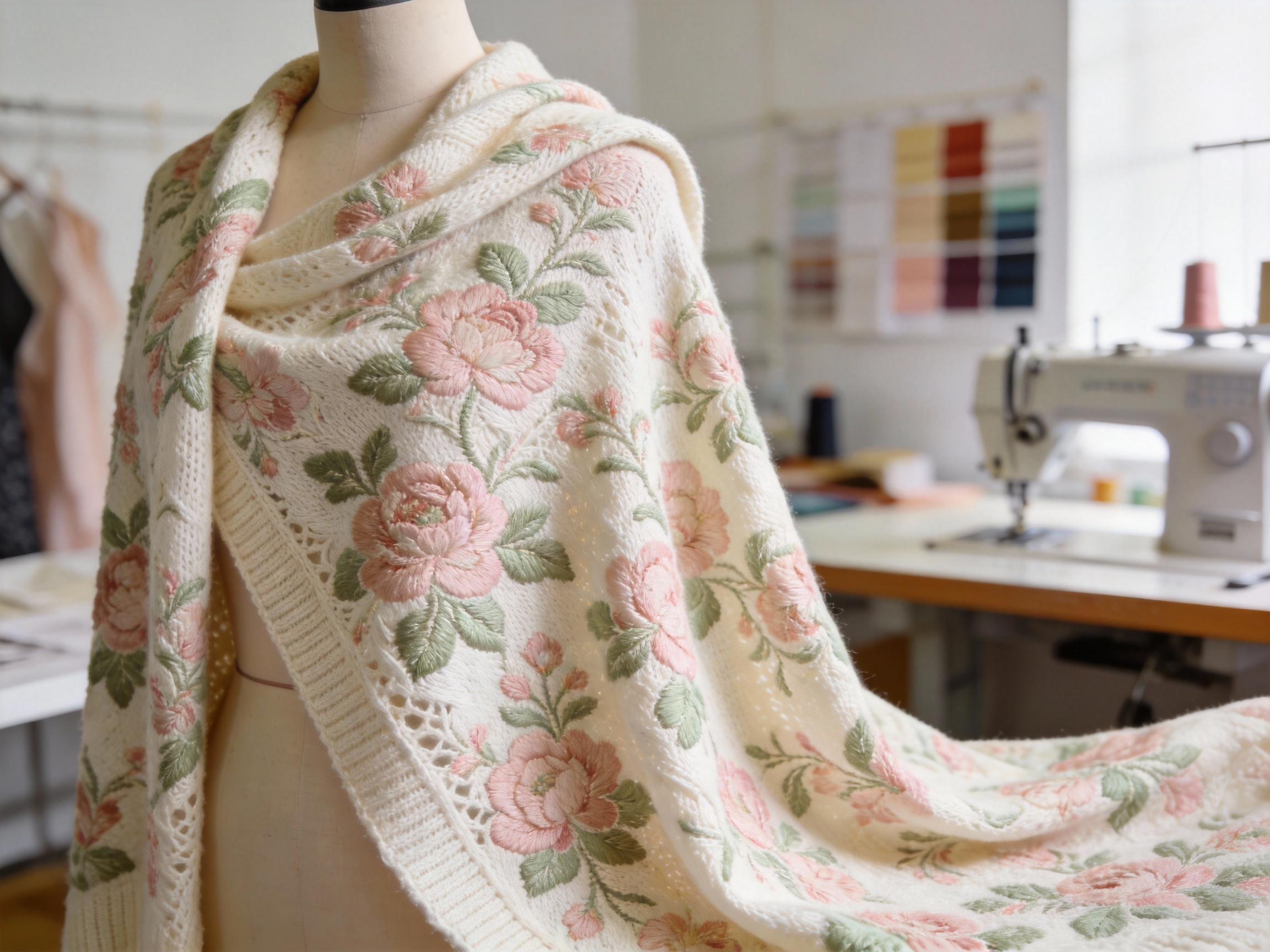 Elevating Women’s Apparel: The Floral-Patterned Knitted Jacquard Revolution