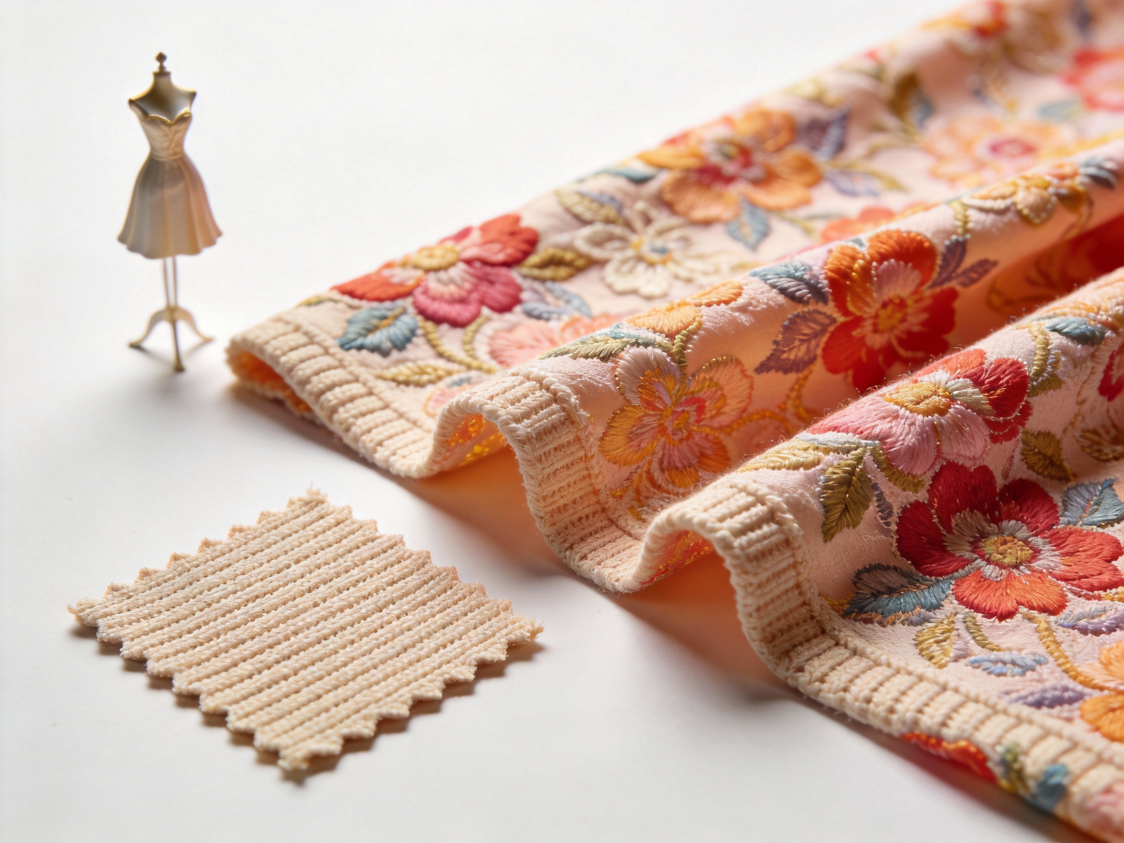 Floral-Patterned Knitted Jacquard Fabric: Redefining Elegance and Comfort in Apparel