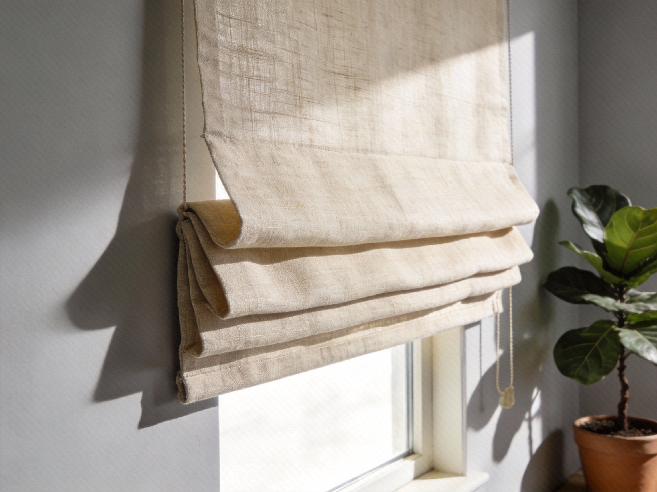 Linen Roman Fabric: Elevating Window Coverings with Durability, Aesthetics, and Functional Excellence