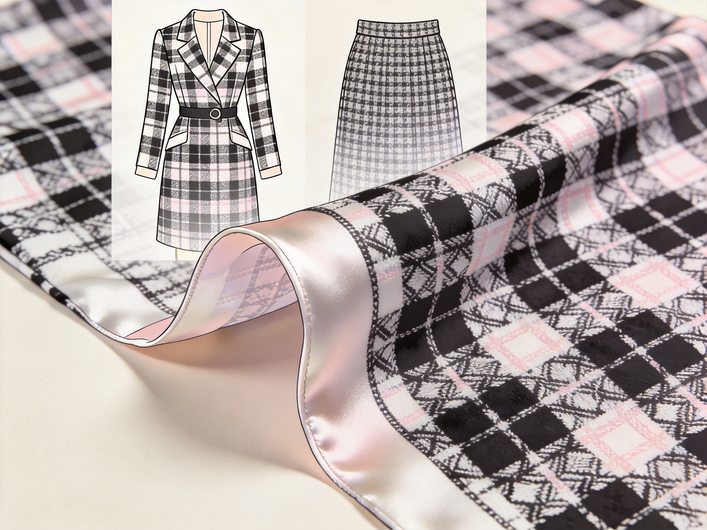 Elevating Textile Design: The Unmatched Advantages of Black & White Jacquard Pattern Fabric