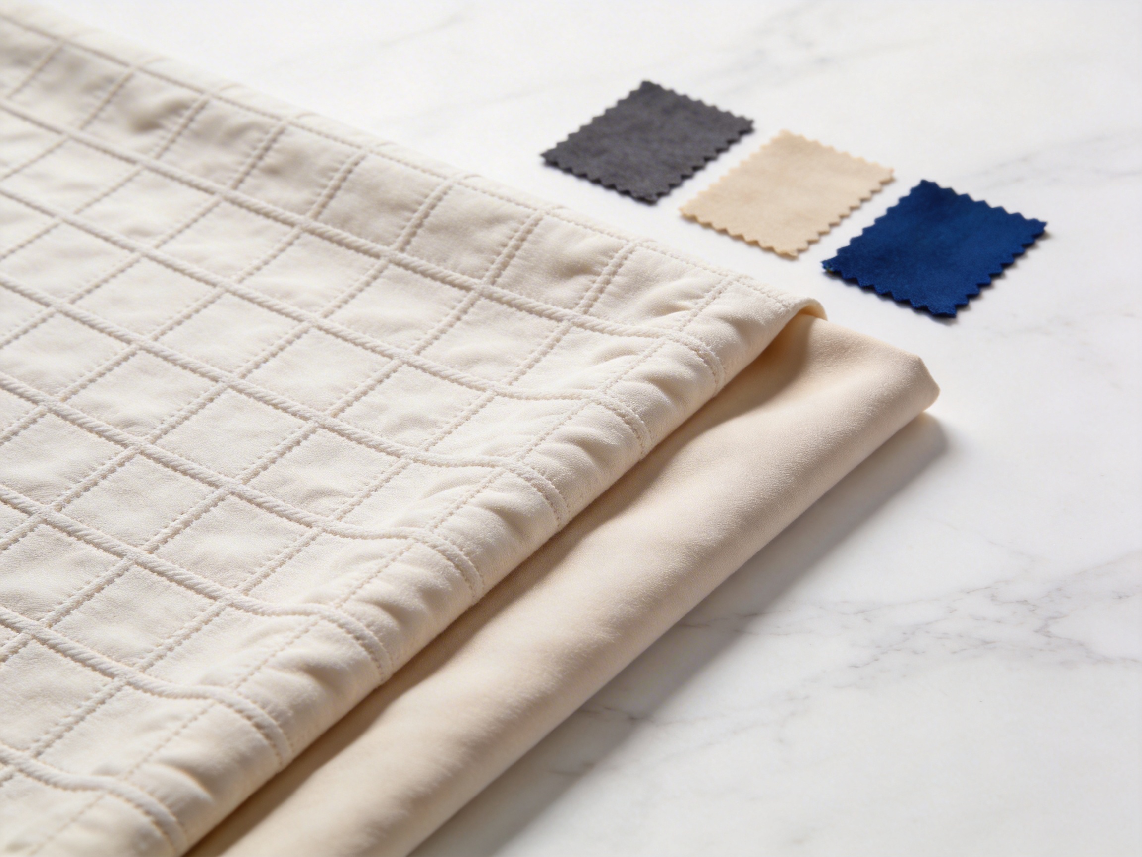 Grid Jacquard Pattern Fabric: Reversible, Durable, and Versatile for Modern Textile Applications