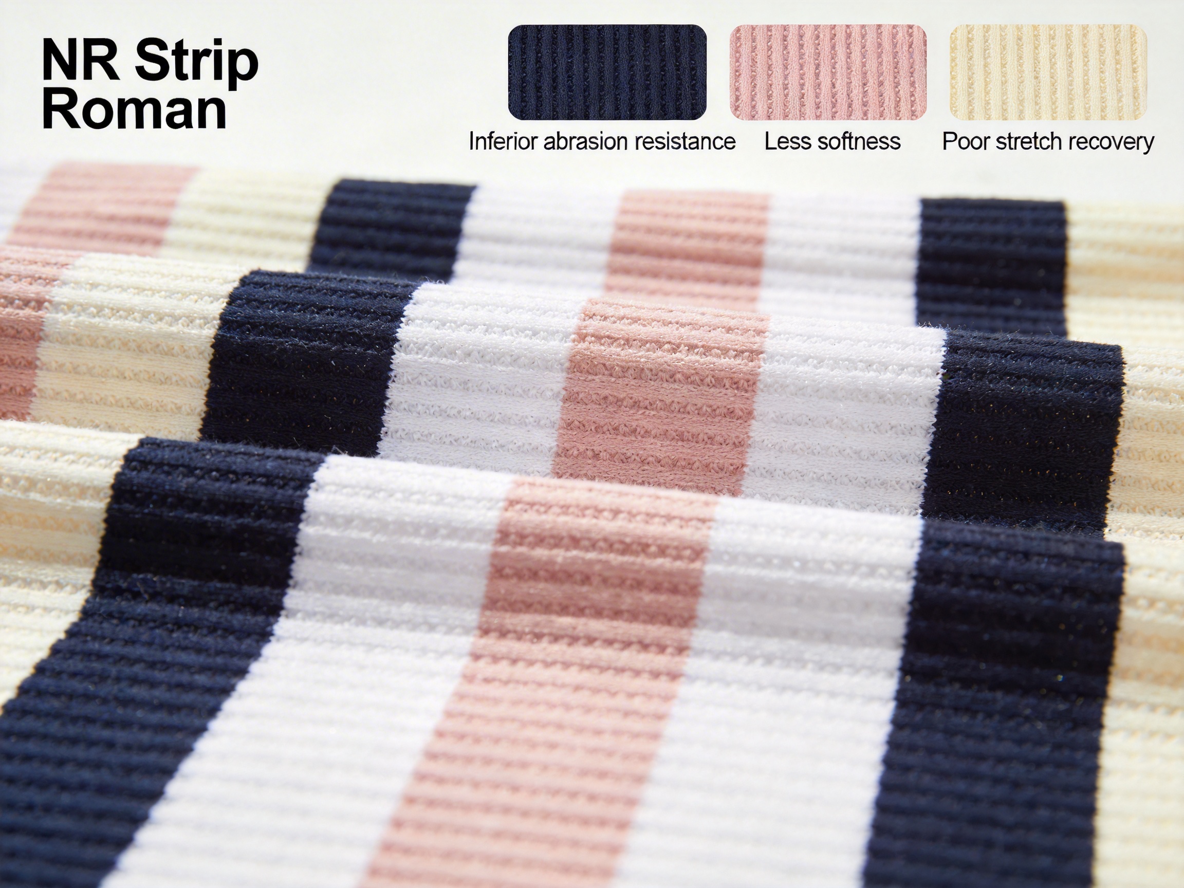 NR Strip Roman Fabric: A Game-Changer in Knitwear Innovation and Versatility