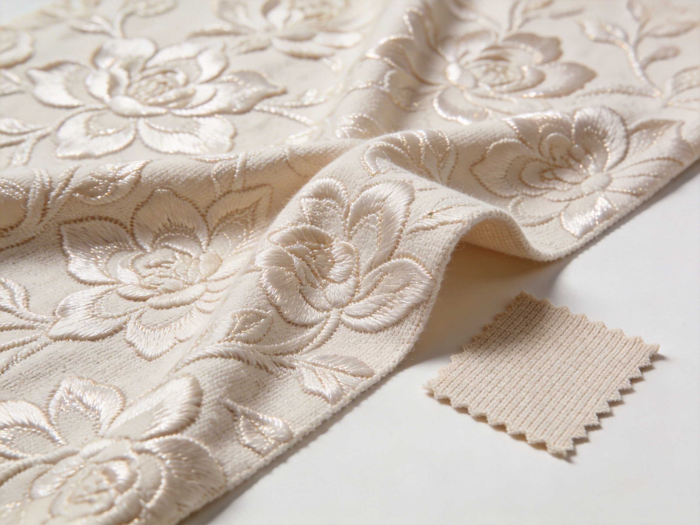 Floral-Patterned Knitted Jacquard Fabric: Elevating Women’s Apparel with Luxury, Comfort, and Sustainability