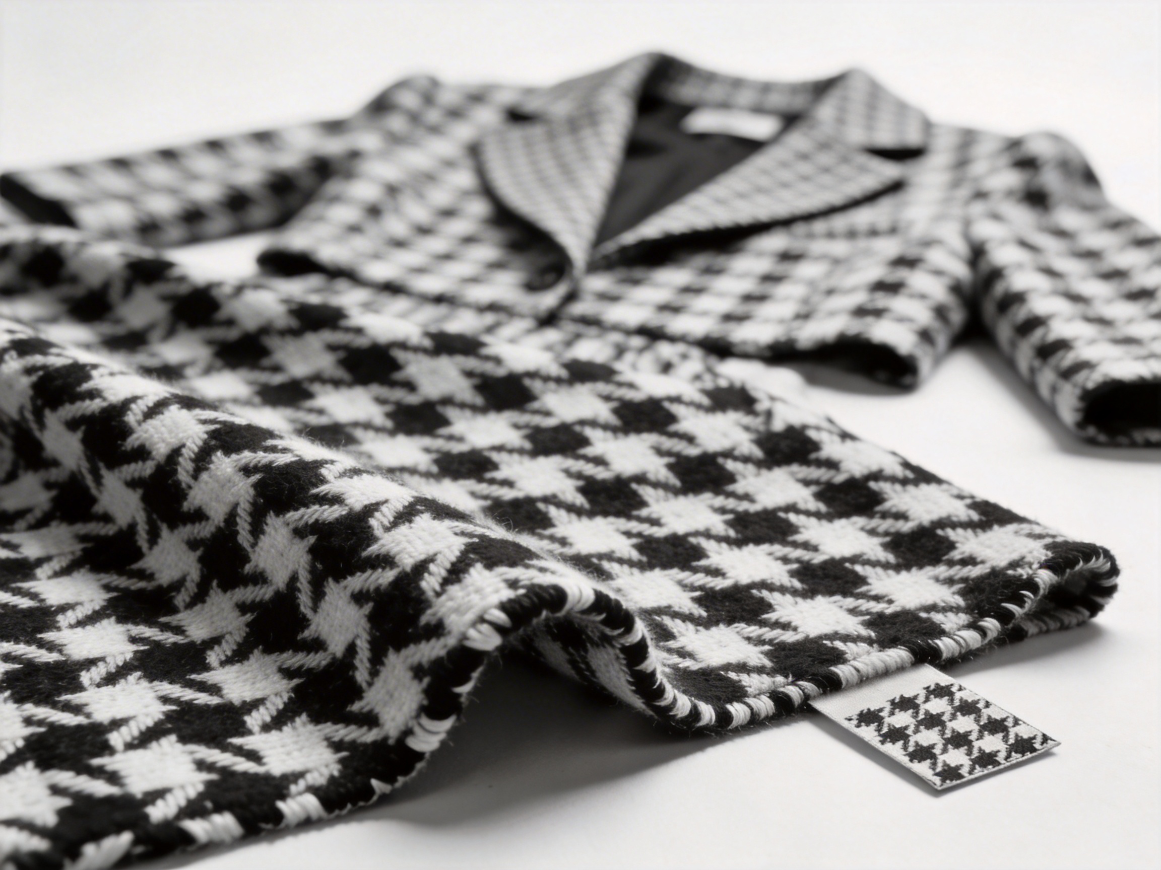 Knitted Jacquard Houndstooth Fabric: A Timeless Blend of Comfort, Style, and Innovative Manufacturing