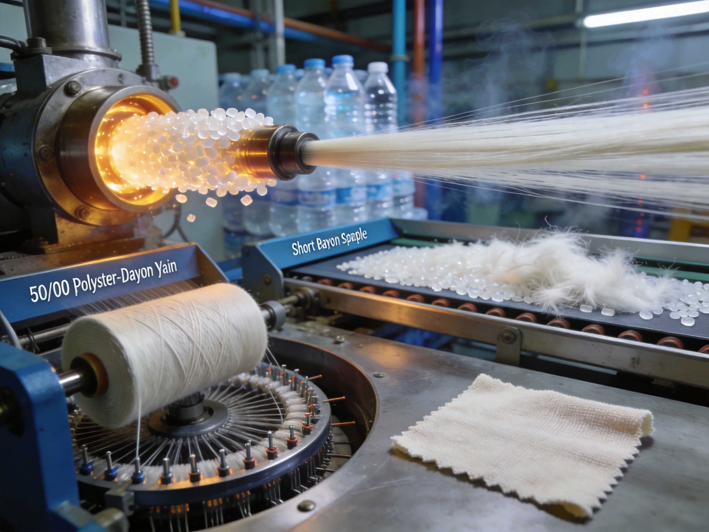 Innovative Textile Solutions: Exploring Polyester-Rayon Blends, Knitted Jacquards, and High-Performance DTY Yarns