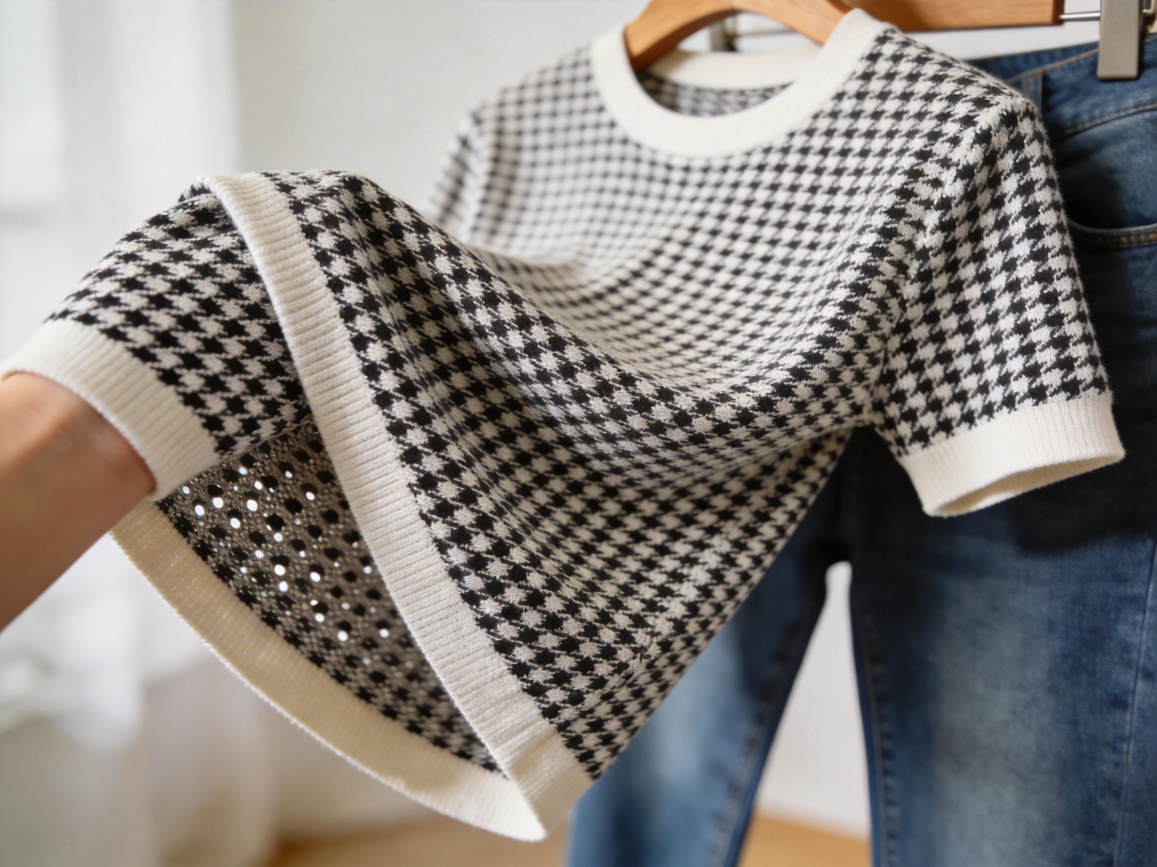 The Timeless Elegance of Knitted Jacquard Houndstooth Fabric: A Comprehensive Guide to Its Advantages, Manufacturing, and Applications