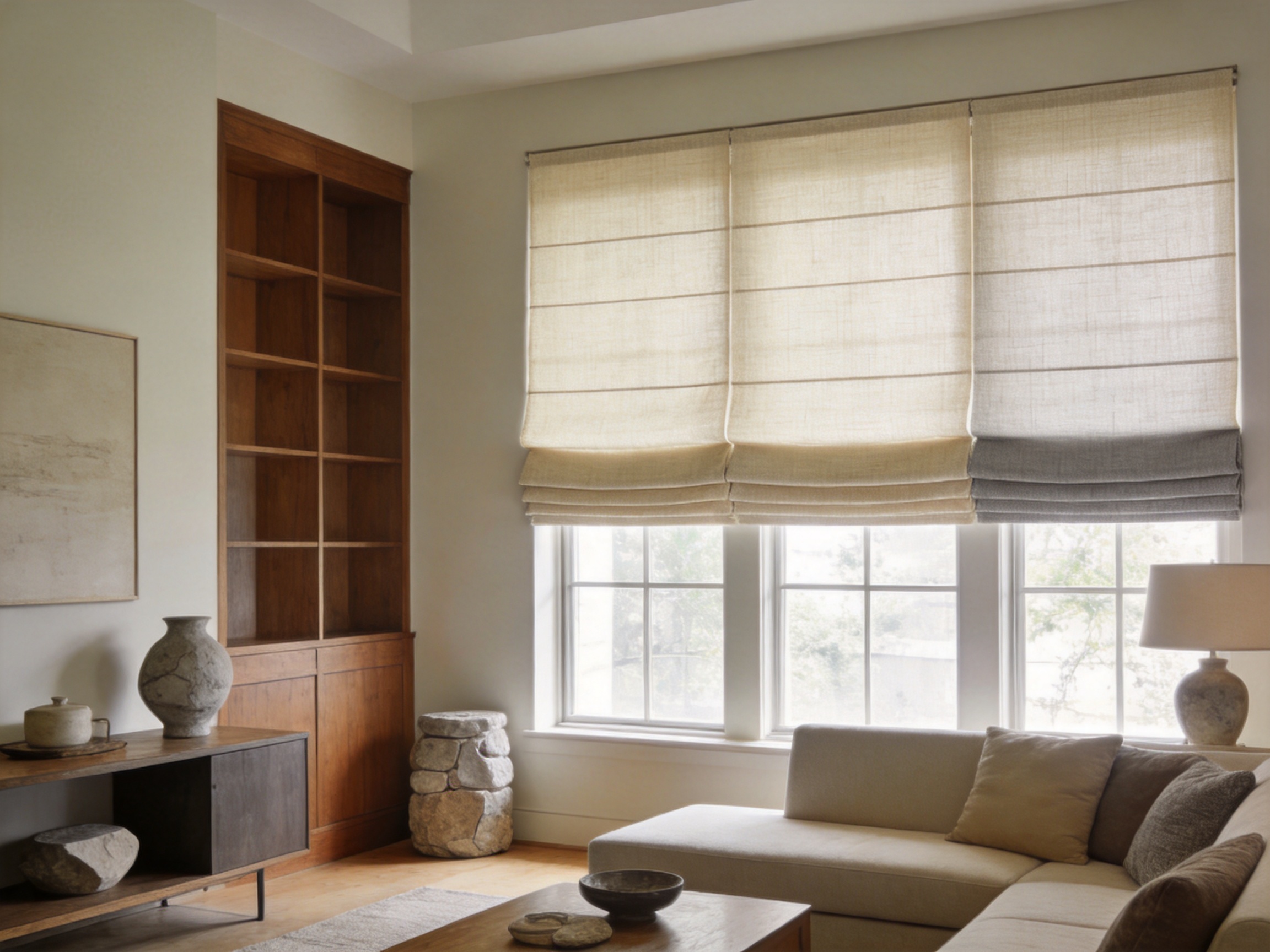 Linen Roman Fabric for Refined, Durable Window Coverings