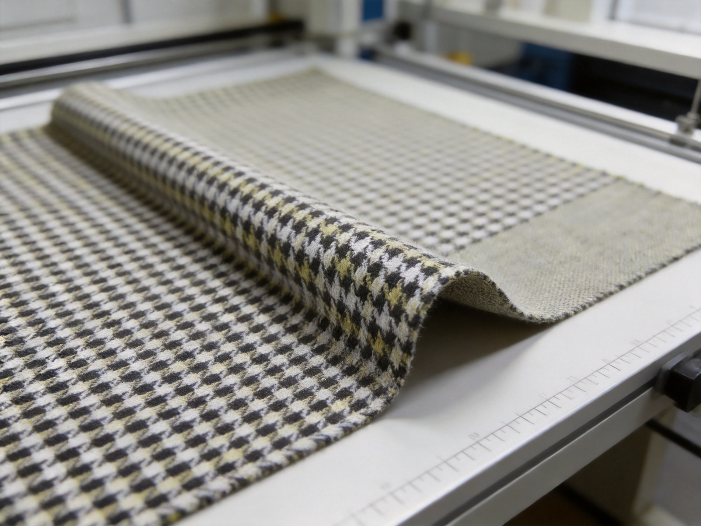 Jacquard Houndstooth Fabric: Structure, Performance, and Versatile Textile Applications