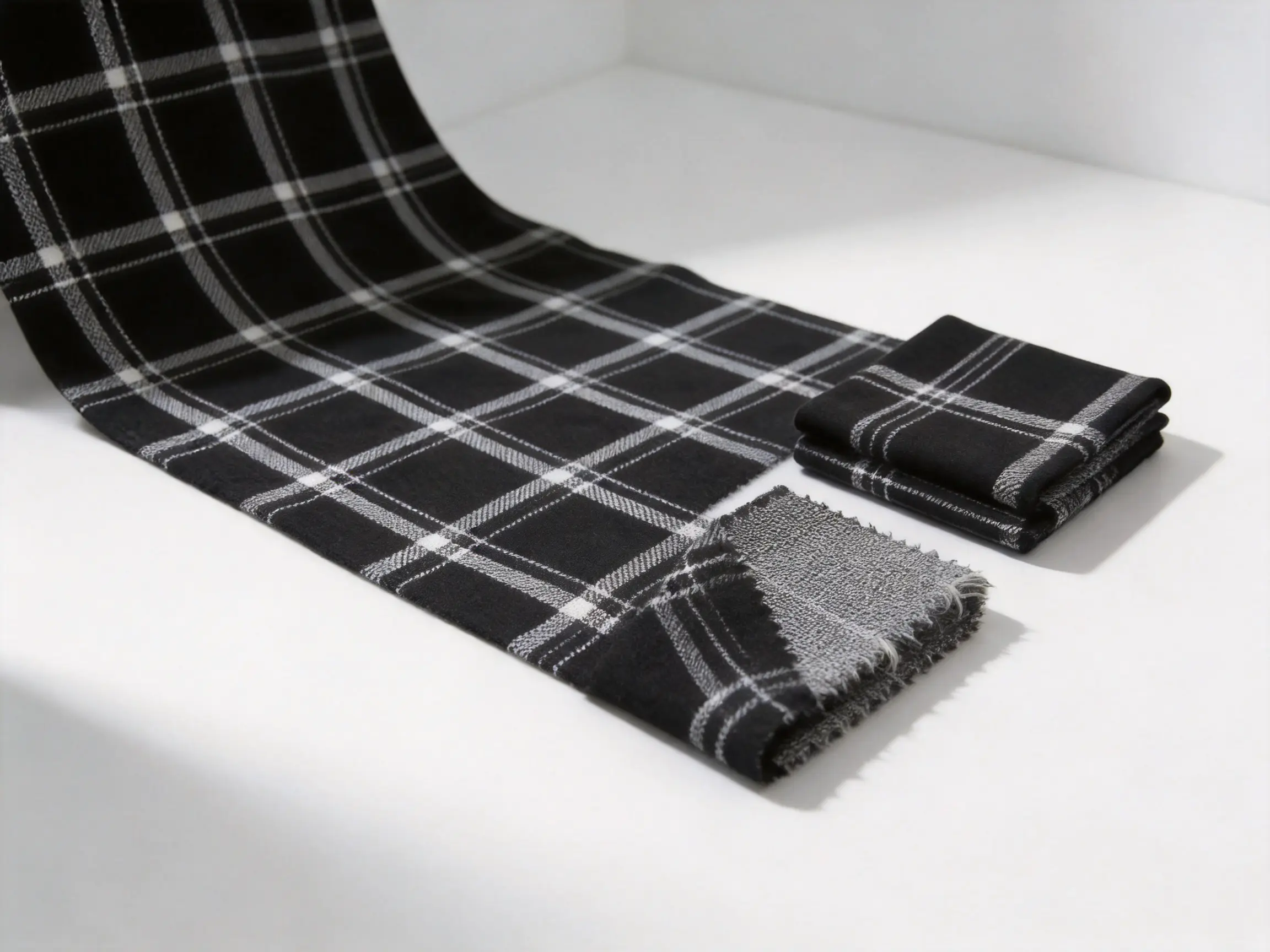 Jacquard Black and White Grid Fabric: Design, Performance, and Manufacturing Excellence